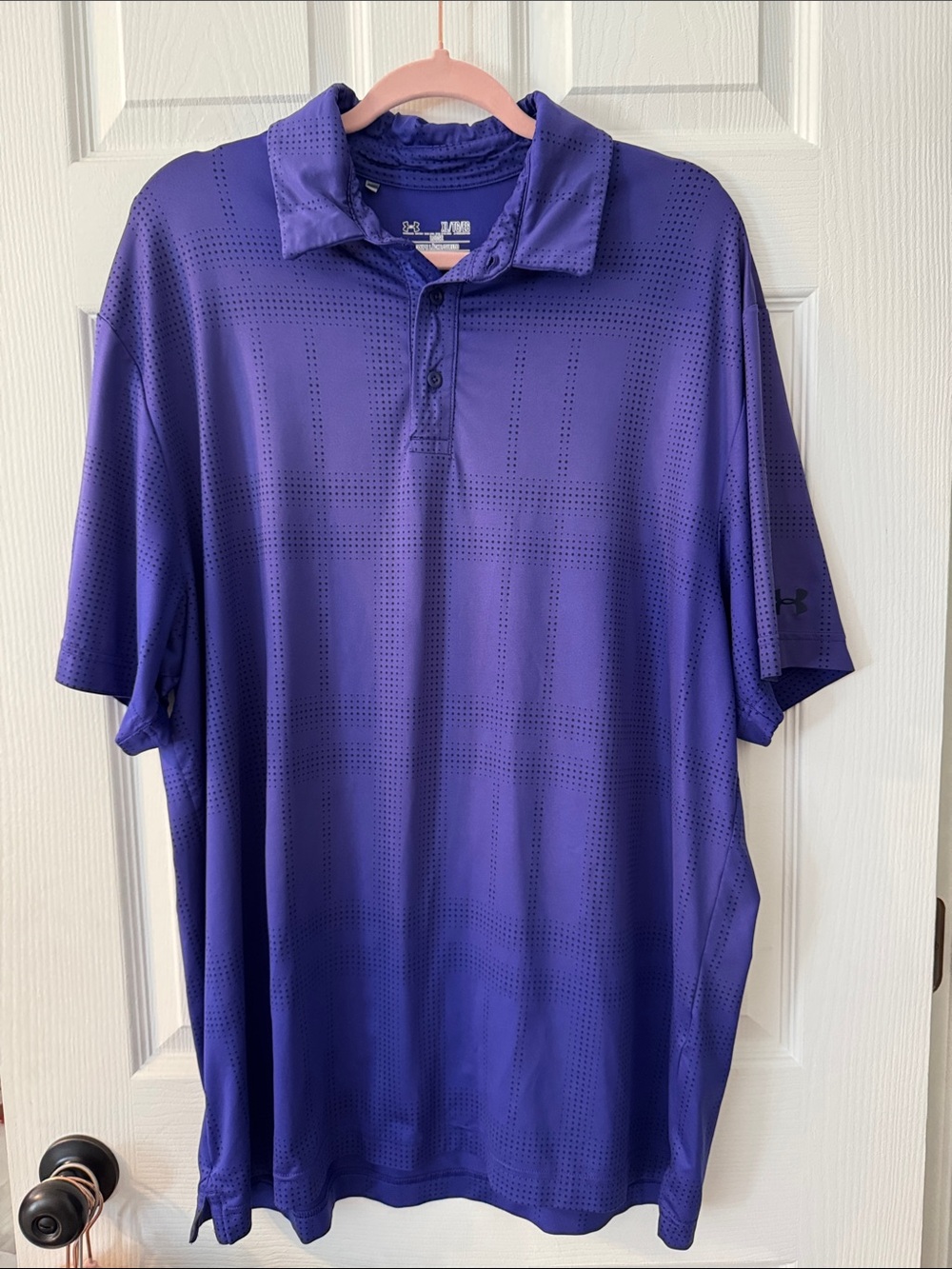 Under Armour Purple Ombré Polo
